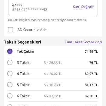Kredi Kartımı Hepsiburada Sitesinde Alışverişte Kullanamıyorum.