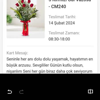 Çiçek Market Para İadesi İstiyorum
