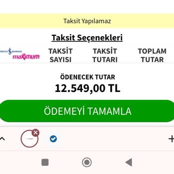 Media Markt İnternet Sitesi Üzerinden Taksit Hatası