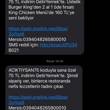 GetirYemek Pişmanlığı