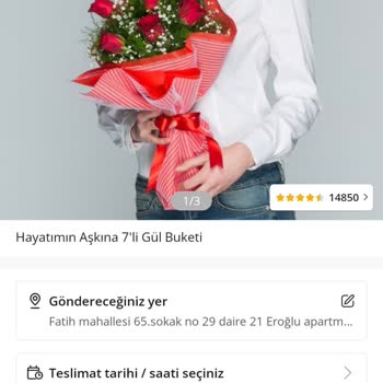 Çiçek Sepeti Çiçek Sepeti Yanlış Sipariş