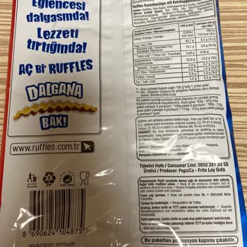 Ruffles Ketçap Aromalı Cipsten Çıkan Böcek!