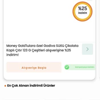 Migros Money Gold Tanımlanmayan Favori İndirimli Ürün