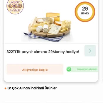Migros Money Gold Tanımlanmayan Favori İndirimli Ürün