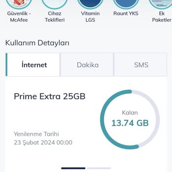 Türk Telekom Taahhüdü Devam Eden Tarifede Kapsam Değişikliği