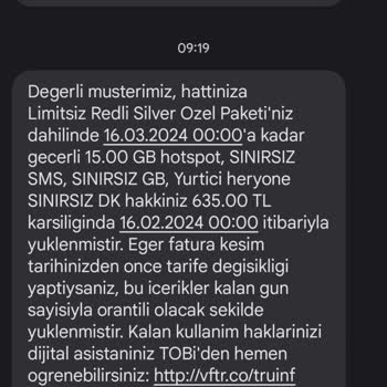 Vodafone Faturada Fahiş Fiyat Arttırımı