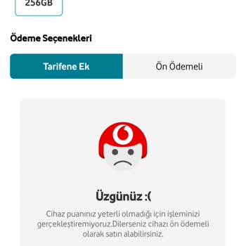 Vodafone Faturaya Ek Hatası!