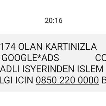 Google Ads Kredi Kartımdan Para Çekilmiş