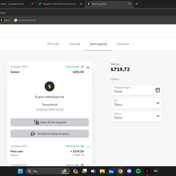 Binomo Bonus Parası İade