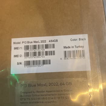 Reeder İadesi Almaları İstiyorum