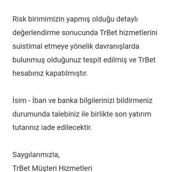 Trbet Paraya Kazandığım Paraya Suistimal Bahanesi İle Çöktü...