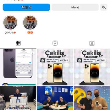 Aslaniletisimgsm (Instagram) İPhone 14 Çekilişi