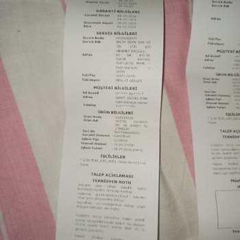 Vestel'İN Kusurlu Televizyonu Ve Hizmette Ayıpları Pişmanlıktır