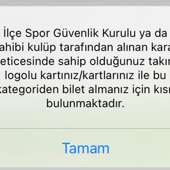 Passolig İl İlçe Seçim Hatası