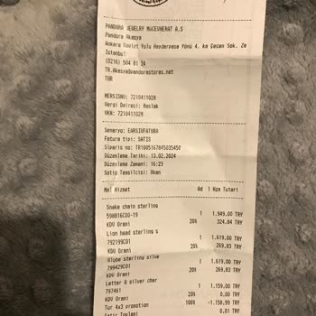Pandora Mücevher İade Almamaları Hk