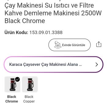 Karaca Kahve Makinesi Hediyesi Gelmedi