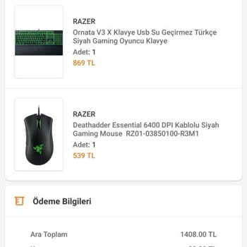 Razer Deathadder Essential Gaming Mouse (RZ01-02540100-R3M1)