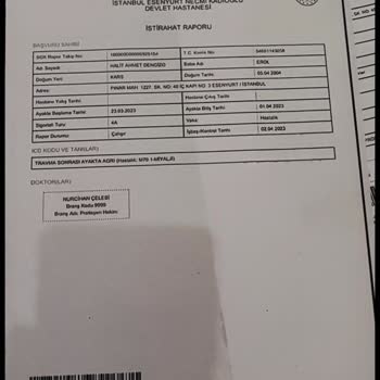 Esenyurt Necmi Kadıoğlu Devlet Hastanesi Esenyurt Devlet Hastanesinin Yanlış Teşhis Sonucu Ayağımın Kesilmesi