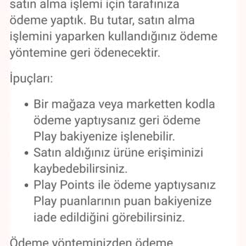 Galatea Geri Ödeme Politikası