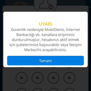 Denizbank Hesaplarıma Bloke Koydu