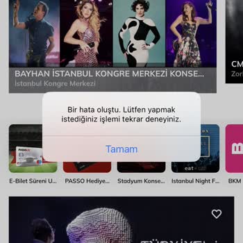 Passolig Uygulamasına Giriş Yapamıyorum