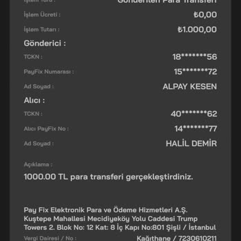 Betnano'ya 1000 TL Attım Para Hesabıma Geçmedi