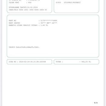 Garanti BBVA Garanti Hesabından İzinsiz Para Çekilmesi