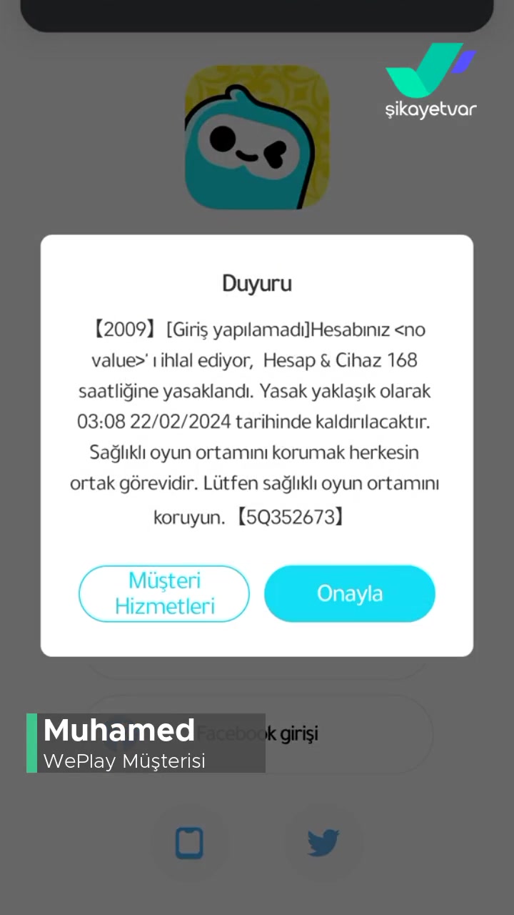 Weplay Bana Ban Attılar videonun kapak resmi