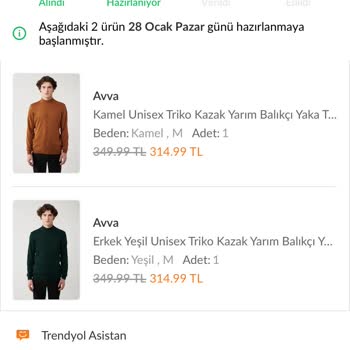 Avva Giyim 20 Gündür Kargoya Verilmeyen Siparişim