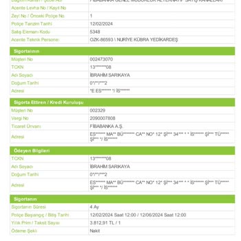 Fibabanka Hayat Sigortası İptali