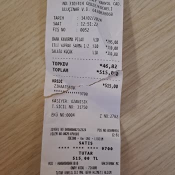 Gebze Center Kayseri Mutfağı Gidilecek Yer Değil