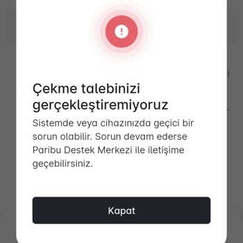 Paribu Hesabım Nedenini Bilmediğim Bir Sebepten Dolayı Kilitli