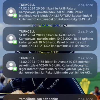 Turkcell Telefon Kapalıyken İnternet Bitmesi