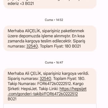 Hepsijet KARGO'NUN Ürün Teslim Etmemesi