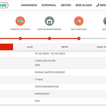 D&R Ve Kargomsende Siparişimi Getirmiyor!