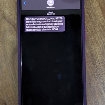 Nautica Uzun Kadın Montu Yakası Ve Cep Kenarları Tüylenmiş...