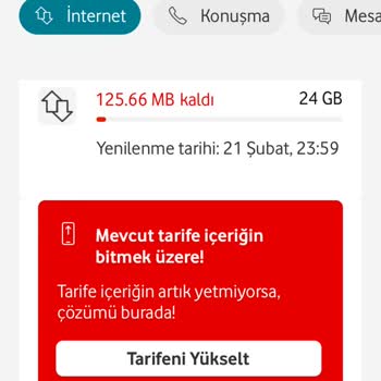 Vodafone Akıllı İnternet Aşım Paketi