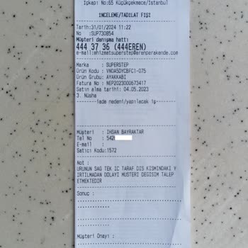 SuperStep Pişmanlıktır. Sattığı Ürünün Arkasında Durmuyor