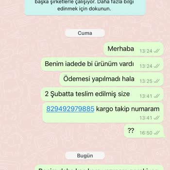 Tuba Butik İademin Hemen Ödenmesini İstiyorum