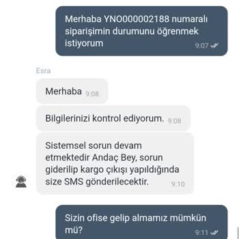 Yenilio (yenilio.com) Yenilio.com Sipariş Teslim Sorunu