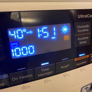 Electrolux Kurutmalı Çamaşır Makinesi Ekran Buğulanma