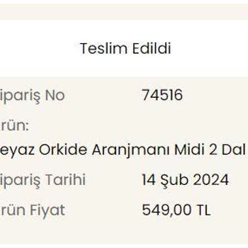 İstanbul Çiçekleri Çiçek Siparişi Teslim Edilmediği Halde Teslim Edildi Diyor.