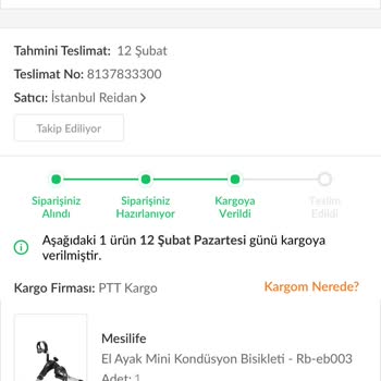 Trendyol İstanbul Reidan Firması Ulaşmayan Kargomla İlgili Duyarsız