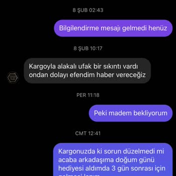 Sarışın Butik Ürün Göndermiyor Oyalıyor