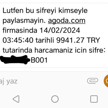 Enpara Gelen Onay Mesajı Hakkında Detay Bilgi Verilmemesi