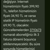 TurkNet Yeni Abonelik Pişmanlığı