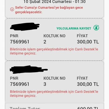 Ali Osman Ulusoy Otobüs Firmasının Söylenilen Varis Saatine Riayet Etmemesi