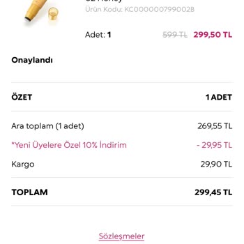 Kiko Milano 15 Günde Kargoya Verilmeyen Sipariş