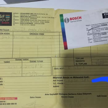 Bosch Ürünüm Teslim Edilmedi