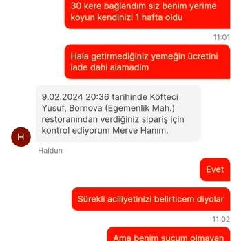 Migros Yemek Bir Haftada Teslim Edilemeyen Sipariş